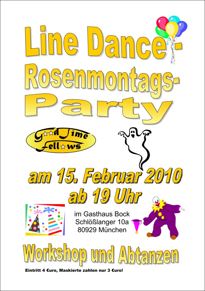 Rosenmontags-Party